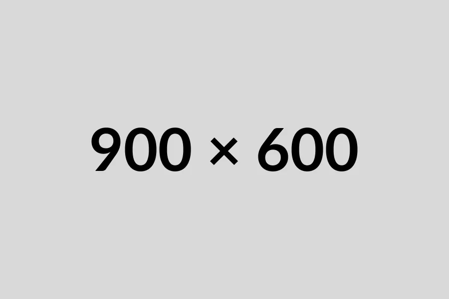 Gray placeholder image with the dimensions "900 x 600" written in black text at the center.